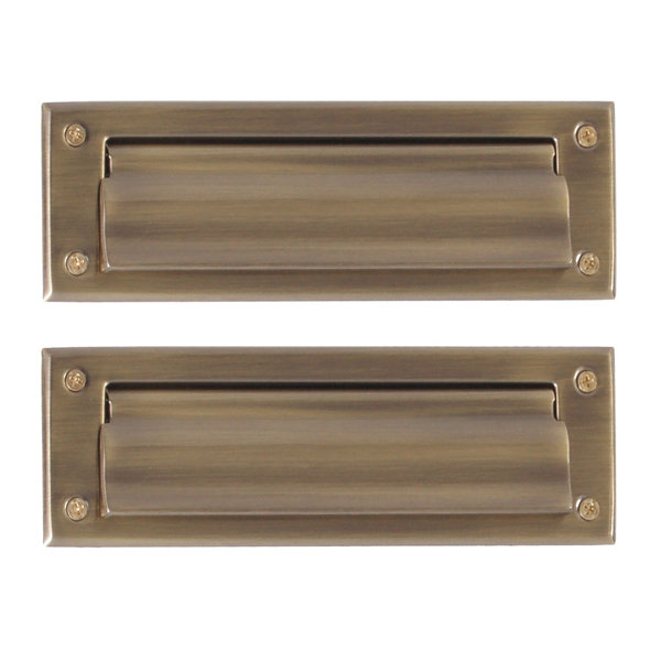 BRASS Accents 10 in x 3 in Brass Mail Slot & Reviews Wayfair